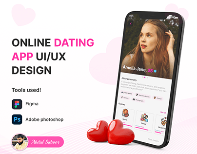 Dating app ui design