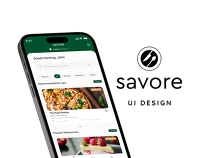 UI Design | SAVORE App