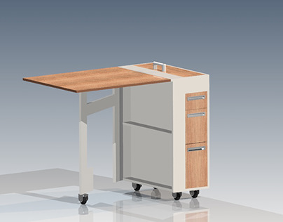 BOXY: Luggage Desk - Transformable Desk
