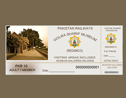 TICKETS FOR RAILWAY MUSEUM PAKISTAN