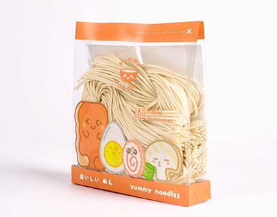 Packaging Design and Illustration / Yummy Noodles