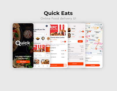 Online Food Delivery UI Design
