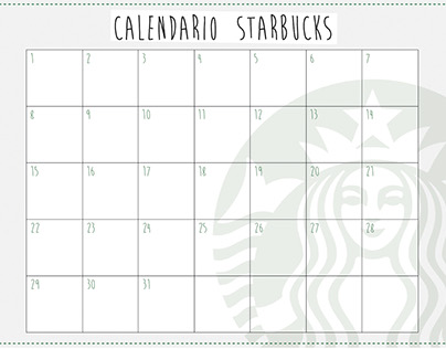 Calendario Starbucks Coffee Arg.