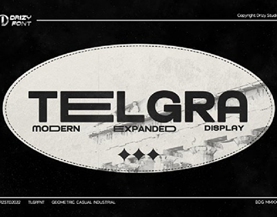 Telgra – Modern Expanded Font