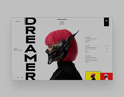 Dreamers Ui Design Landing Page Concepts