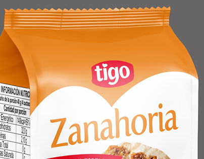 EMPAQUE TORTA TIGO Zanahoria