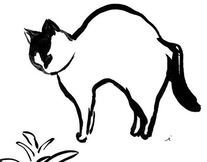 cats drawing