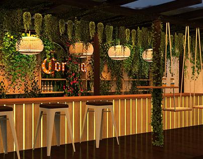 Corona Bar - Forest Theme