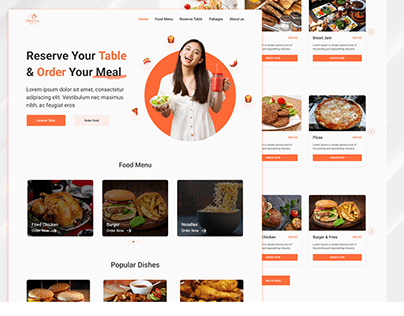 Restaurant Website design