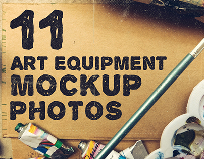 Art Equipment Mockup Photos