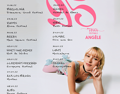 Draft - Angèle Tour dates for social media