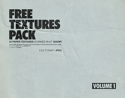 FREE TEXTURES PACK - VOLUME 1