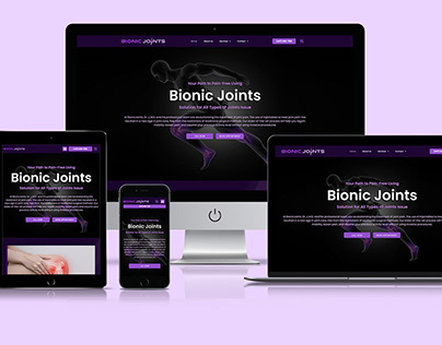 Website Designed & Developed for Bionic Joint, Orlando