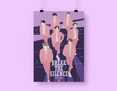 BTS Illustration "BREAK THE SILENCE" Movie Potser