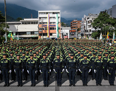 Reportería gráfica - Posesión de nuevos policías Tolima