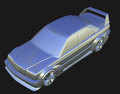 Mercedes 190 - Exploring the Mastery of 3D Modeling