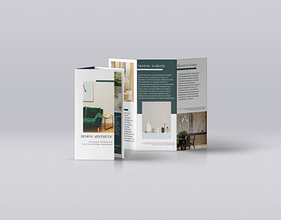 Aesthetic Tri-fold brochure design