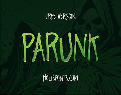 Free Horror Font - HF Parunk