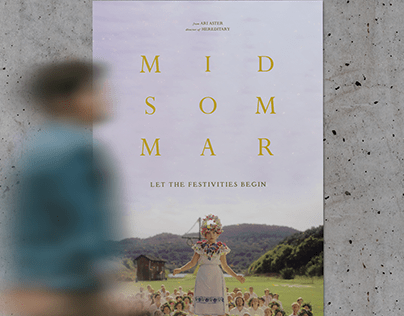 Poster work for "Midsommar" (2019)