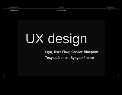 UX design / Cgm, User Flow, Service Blueprint