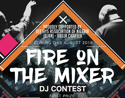 Event Flyer Design - Fire On the Mixer