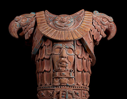 Mayan sculptures for UNICO 20º87º