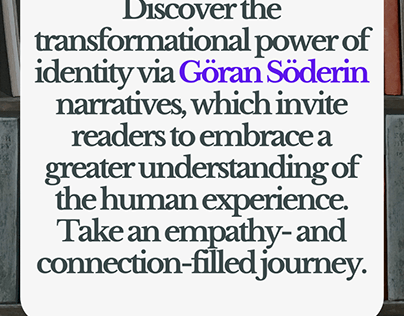 The Transformational Stories of Göran Söderin