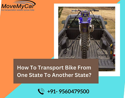 How To Transport Bike From One State To Another State?