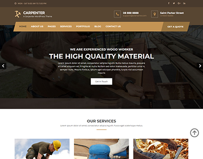 Carpenter WordPress Theme