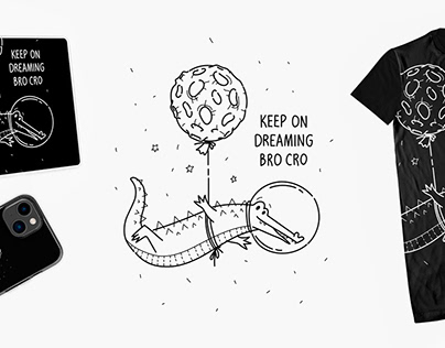 funny prints BRO CRO for redbubble.com