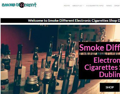Smoke Different ecommerce  website