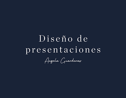 Diseño de presentaciones by Angela Guarderas