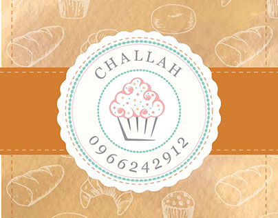 Challah Bakery Logo & Menu