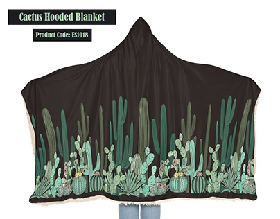 Cactus Snuggle Blanket