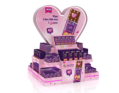 Cadbury Silk Secret Messages silk heart blush