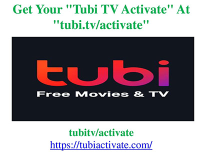 Get Your "Tubi TV Activate" At "tubi.tv/activate"