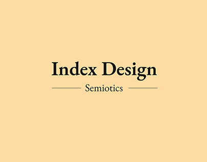 Index Design- Semiotics