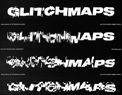 Glitch Maps by studio AAA (FREE DESIGN)