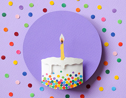 Birthday Cake | paper art