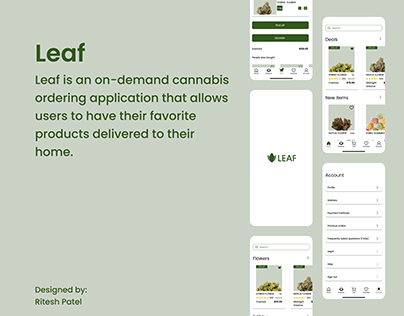 Leaf a cannabis ordering platform