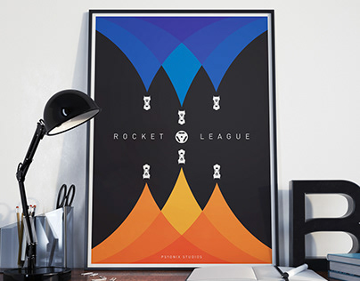 Rocket League - Minimalist Game Poster