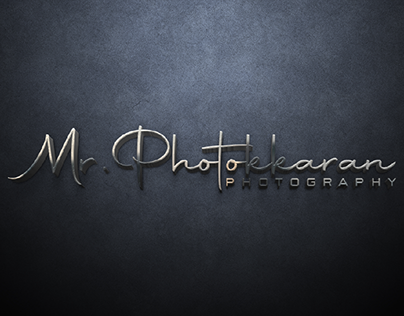 photography logo mockup