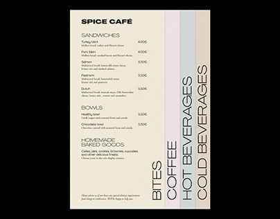 Spice Café – Visual Identity.