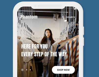 Project thumbnail - Phantom Clothing Mobile/Web
