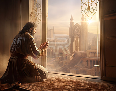 Daniel Praying Towards Jerusalem