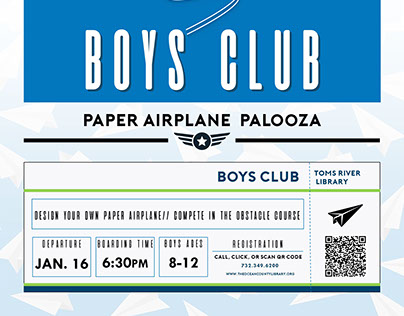 Boys Club Airplane Palooza Poster (2016)