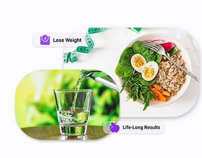 Weight loss landing page design
