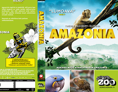 Limited edition Amazonia dvd, Korkeasaari Zoo