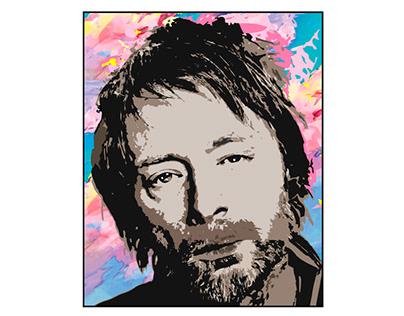 Ilustração Thom Yorke