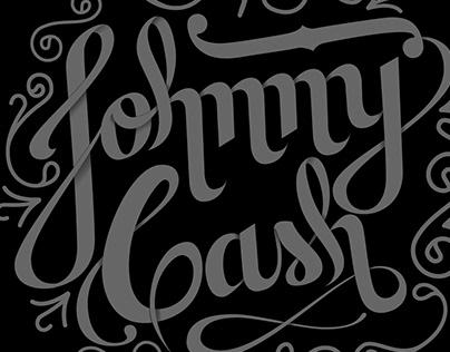 Johnny Cash - Lettering